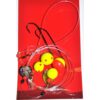 SFG Fladfiskeforfang med flyde perler og røde kroge